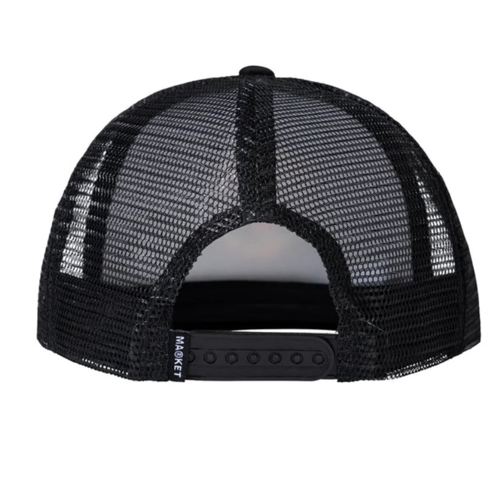 2/$30 ๐ฅ๐ MARKET Studios Jimi Hendrix | Kiss The Sky | Black Trucker Cap | 3492 - Picture 2 of 4